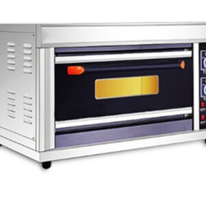 Ecolane Electric Oven Single Deck 2 Tray Plate Inside, Black Colour