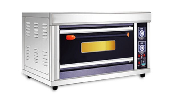 Ecolane Electric Oven Single Deck 2 Tray Plate Inside, Black Colour