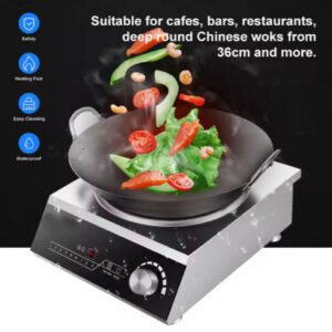Ecolane DLX Commercial Induction Wok with Knob 3.5kW