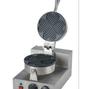 Ecolane Heart Waffle Baker, Single Phase