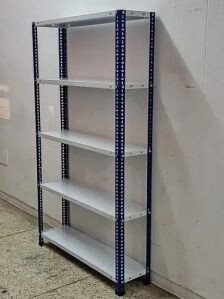 MS White Powder Coated Storage 5 Shelf Rack