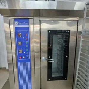 TTK Rotary Rack Oven 18 Trays, (Gas) with 3 Trolleys