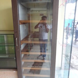 TTK SINGLE GLASS DOOR WINE CHILLER (WOODEN )