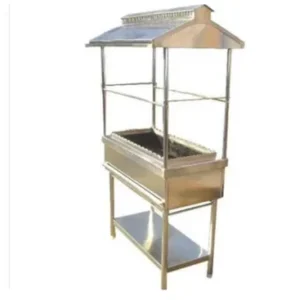 ECOLANE BARBEQUE WITH REMOVABLE SS ROOF