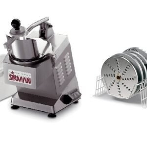 SIRMAN VEGETABLE CUTTER with 6 Blades, Model: TM2 INOX