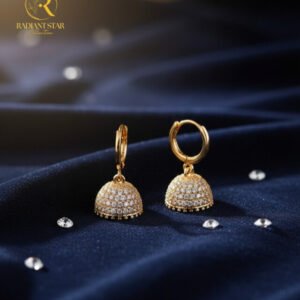 Gold Plated Jhumka Earrings