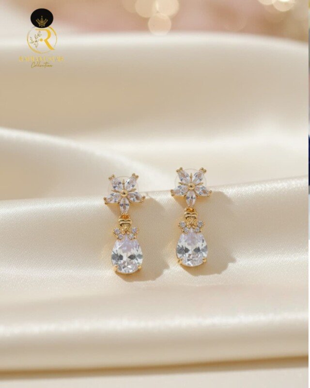 Starlight Teardrop Dangler Earrings